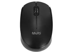 Mouse Óptico Sem Fio 1200 dpi Alcance 10 m Preto - Multi