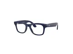 Óculos Ray-Ban Meta Wayfarer Shiny Cosm. Blue | Trans. Sapphire 53mm