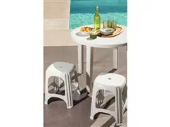 Banqueta Tramontina Niterói ECO Branca - 3