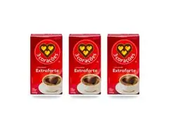 Combo 3 Cafés 3 Três Corações Extraforte 500g Torrado e Moído a Vácuo - 0