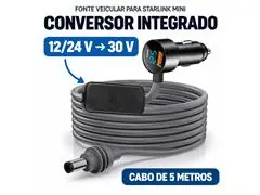 Case Veicular para Antena Starlink Mini + Fonte 30V | Cabo de 5m - 3