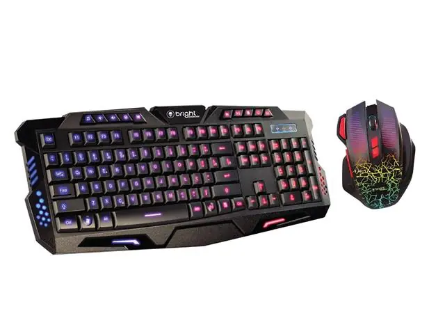 Combo Gamer BRIGHT Mouse e Teclado com Fio