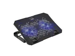 Cooler para Notebook BRIGHT 2 Fans LED com Hub USB