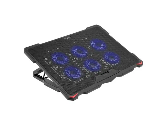 Cooler para Notebook BRIGHT 6 Fans LED com Hub USB