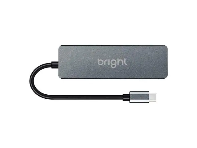 Hub USB-C BRIGHT com 4 Portas USB 3.0
