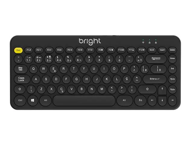 Teclado sem Fio BRIGHT Dual Mode Freedom Preto