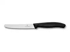 Faca para tomate e pão com ponta arredondada Victorinox 10 cm