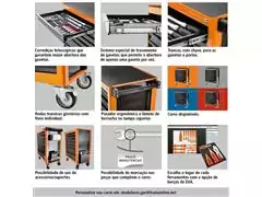 Carro para Ferramentas Tramontina PRO 5 Gavetas e 1 Porta - 1