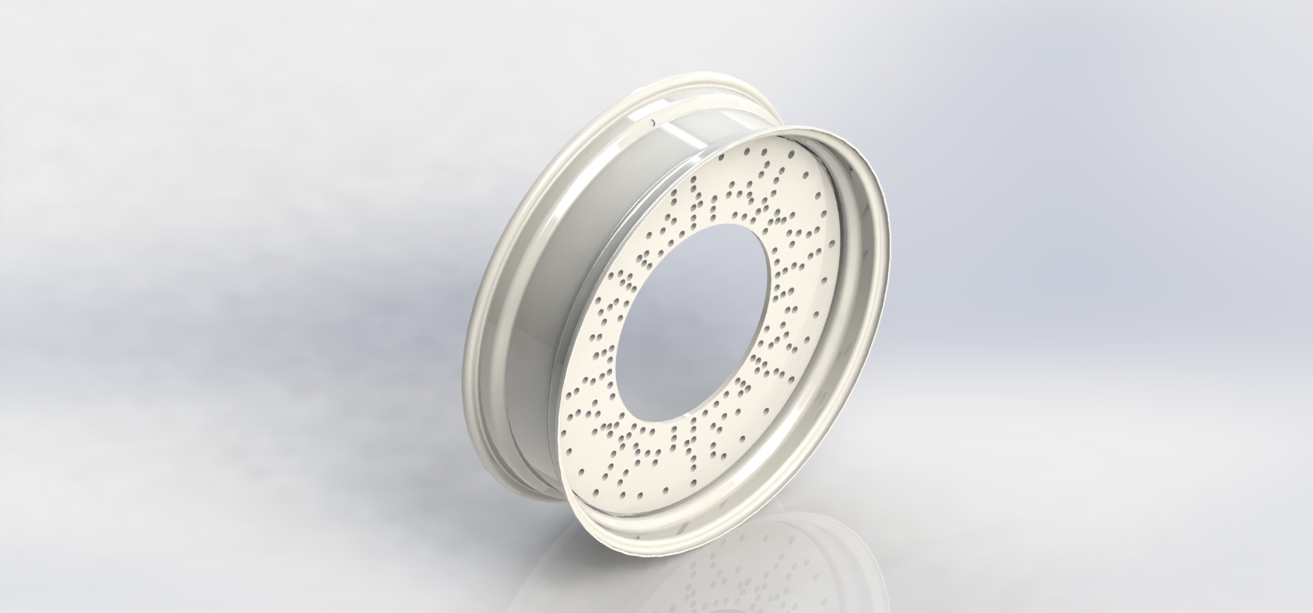 ARO W 10" X 38" MULTIFUROS/515 (BRANCO)