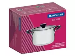 Caçarola Tramontina Fda.Aço Inox Solar Silicone 16cm 1,8 Litros - 1