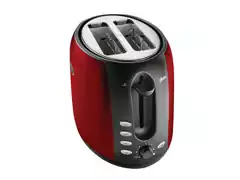 Torradeira Oster de Aço Inox Vermelha 800W - 1