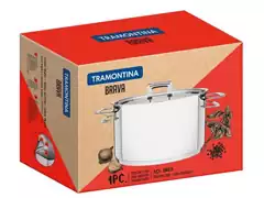 Caçarola Funda em Aço Inox Tramontina Brava 20cm - 2