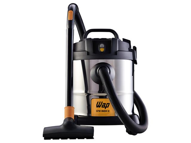 Aspirador de Pó e Água WAP GTW Inox 1400W 12 Litros 110V