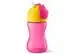 Copo Com Canudo Philips Avent Dinossauro Rosa E Amarelo - 300 Ml - 1