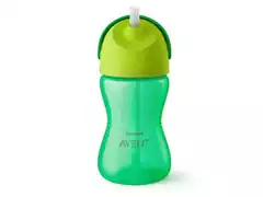 Copo Dinossauro com Canudo Curvado Philips Avent Verde 330mL - 0