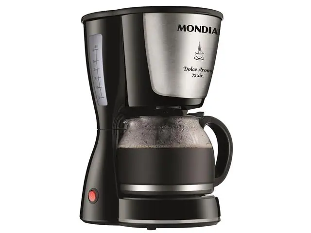 Cafeteira Elétrica Mondial Dolce Arome Inox 32 Xícaras