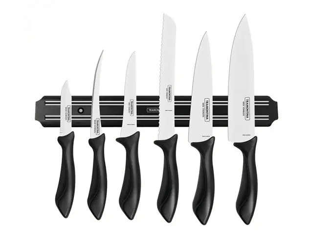 Jogo de Facas Tramontina Affilata Preta 7 Peças