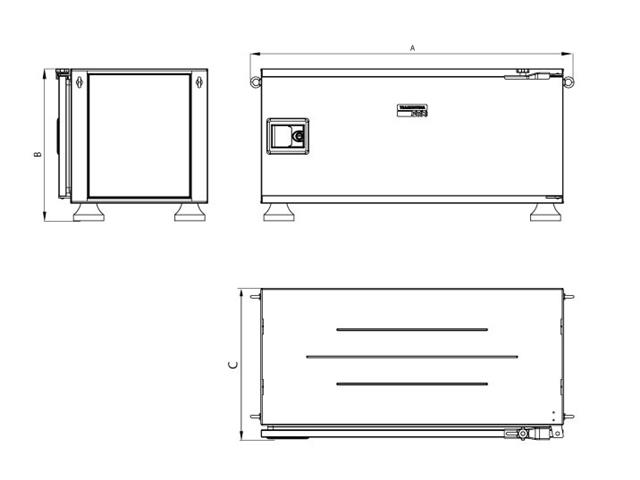 Caixa Ferramentas Tramontina PRO Pickup Box 500x1000x500mm 145 Peças - 5