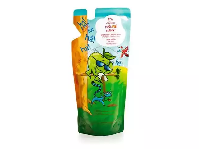 Refil Splack! Shampoo Cabelos Lisos Natura Naturé 250mL