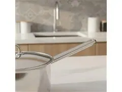 Panela com Fundo Triplo Tramontina Professional Aço Inox Ø 24CM - 8