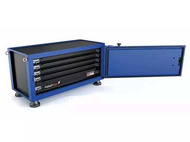 Caixa para Ferramentas Tramontina Pickup Box Azul 50 x 100 x 50 cm