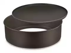 Assadeira Super Alta Fortaleza Black com Fundo Removível Ø 30CM