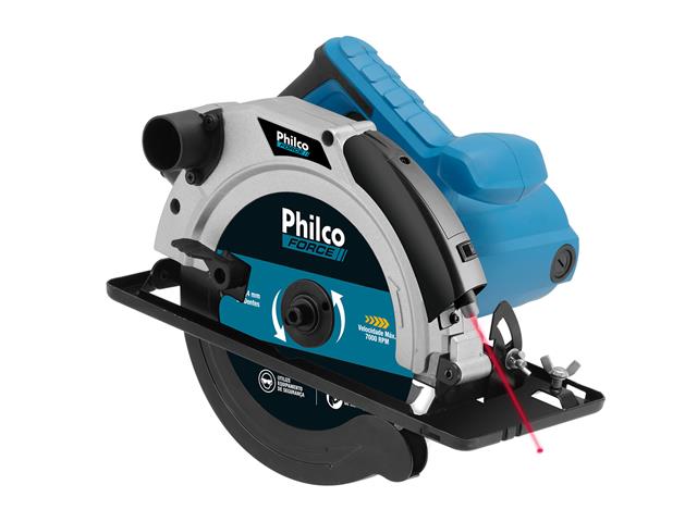 Serra Circular Philco PSC01 com Disco de Corte e Guia Laser 1500W 220V