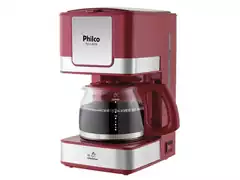 Cafeteira Elétrica Philco PH16 Vermelha e Inox 15 Xícaras 550W - 0