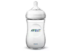 Mamadeira Linha Pétala 260ml Philips Avent SCF033/17 Transparente - 1