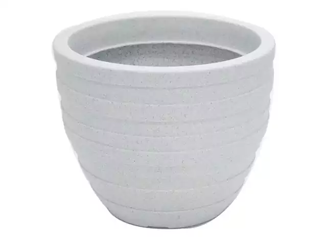 Vaso Inca Tramontina em Polietileno 46 cm Mármore