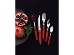 Faqueiro Inox Tramontina Ipanema Vermelho 30 Peças - 3