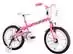 Bicicleta Infantil Track Bikes Monny com Cestinha Aro 16 Rosa - 0