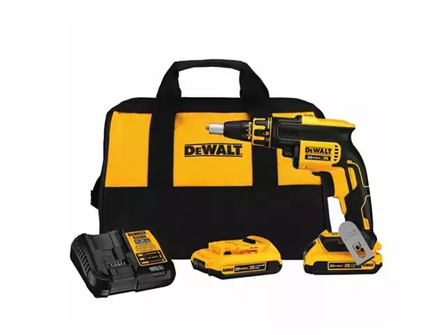 Parafusadeira Drywall DeWalt Brushless 1/4” c/ 2 Baterias 20V 2Ah