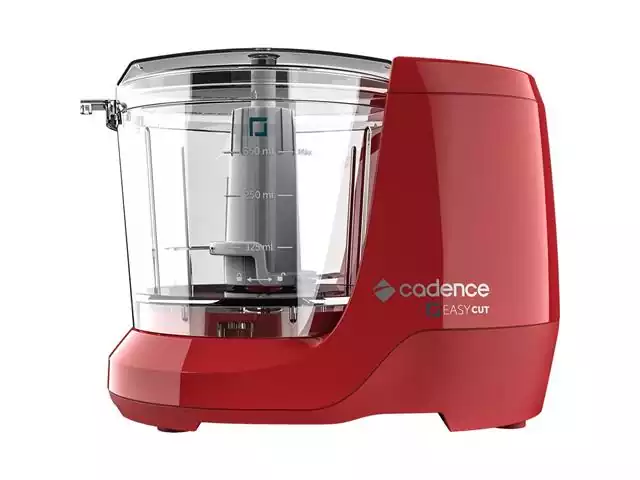 Miniprocessador de Alimentos Cadence Easy Cut Vermelho 100W