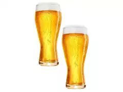 Jogo de Copos de Vidro para Cerveja Budweiser 2 Unidades de 400ml - 0