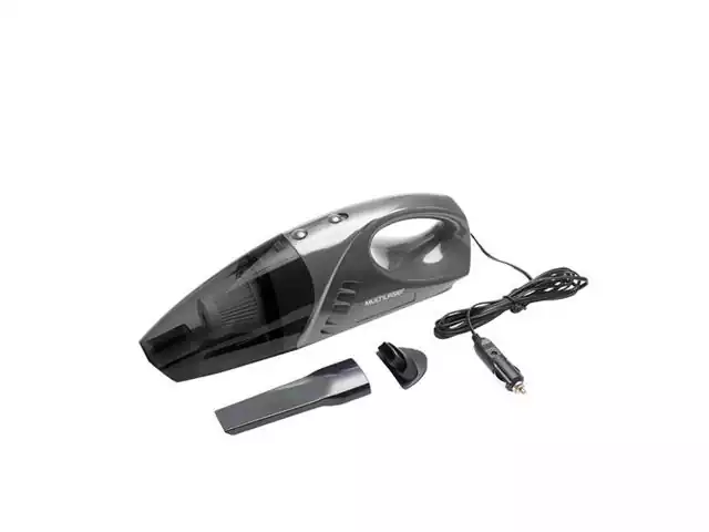 Aspirador de Pó Automotivo Multilaser Pó e Água Cinza e Preto 80W 12V