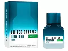 Perfume Benetton United Dreams Together for Him Masculino EDT 60ml - 1