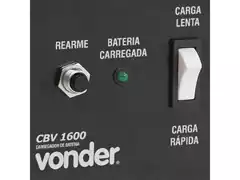 Carregador de Bateria Vonder CBV1600 Portátil 12V - 1