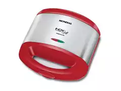 Sanduicheira Inox Grill Mondial S-19 Premium Red 800W - 0