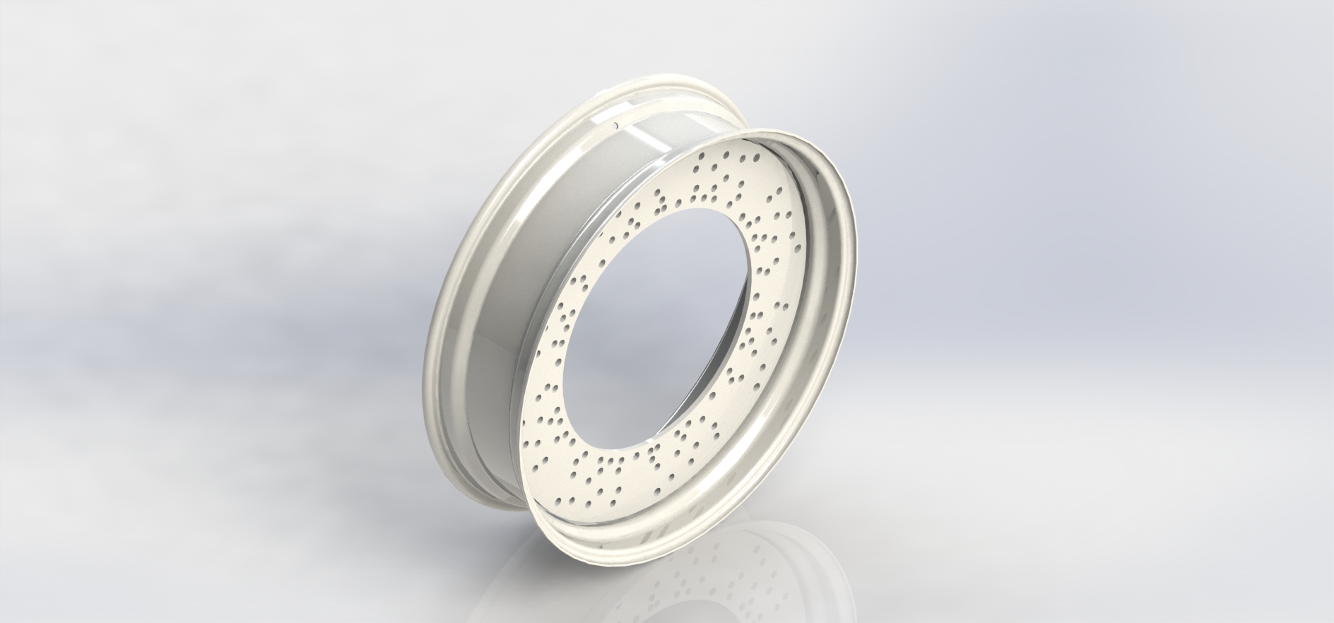 ARO W 10" x 38" MULTIFUROS (BRANCO)