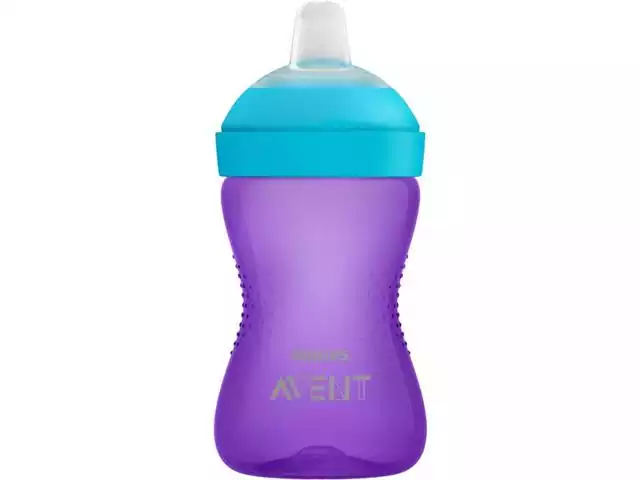 Copo de Transição Philips Avent com Bico de Silicone 300ml Roxo