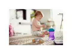 Copo de Transição Philips Avent com Bico de Silicone 300ml Roxo - 4