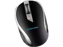 Mouse Sem Fio Movitec 1200 DPI Emborachado 2.4Ghz Preto e Cinza - 0