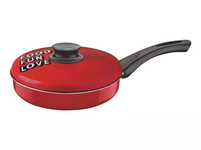 Frigideira Reta Tramontina My Lovely Kitchen Antiaderente Vermelho24CM