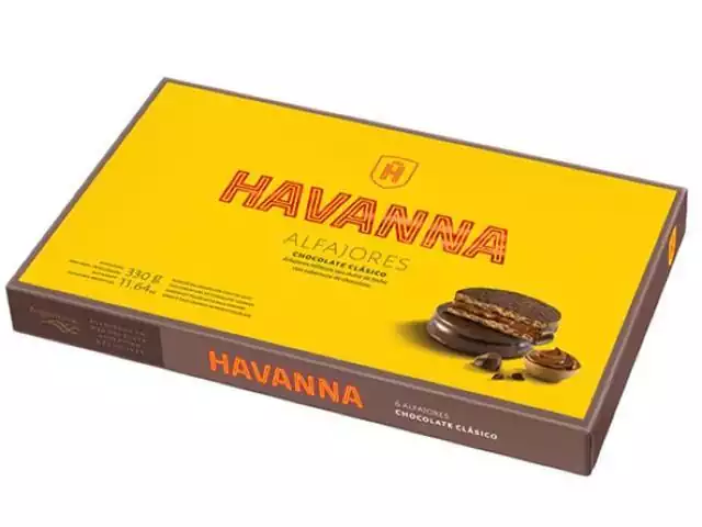 Combo 12 Caixas de Alfajores de Chocolate Havanna 6 Unidades