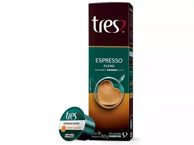 Cápsulas Três Corações Café Espresso Pleno