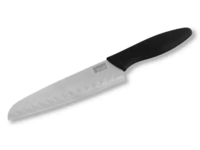 Faca Santoku Yuze Titanium Silver 7"