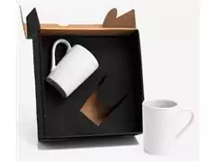 Kit de Canecas em Cerâmica Branca 230ML