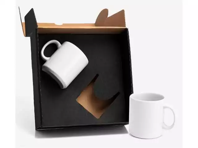 Kit de Canecas em Cerâmica Branca 270ML