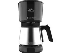 Cafeteira Elétrica Cadence Urban Pop Inox Preta - 1